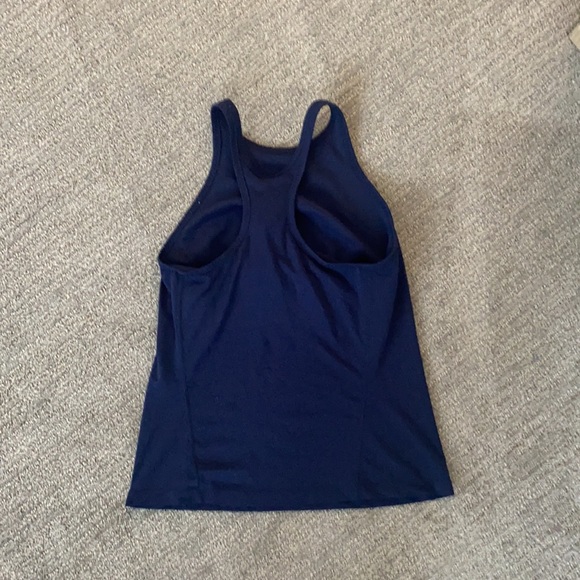 Navy Blue Razorback Tanktop - Picture 2 of 2
